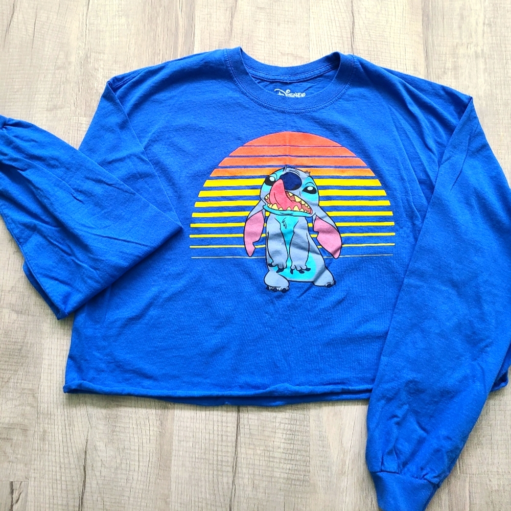 Disney Lilo and Stitch long sleeve crop top.